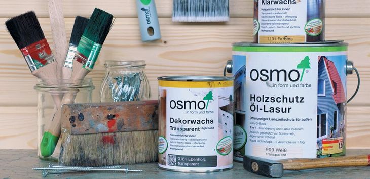 Масло, воск и краска для дерева Osmo - Осмо в СПб