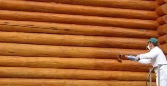 Защитная антисептирующая пропитка для фасада деревянного дома Perma-Chink Lifeline Ultra-2. Придает древесине определенный цвет, защищает структуру дерева от ультрафиолета, одновременно является антисептиком.